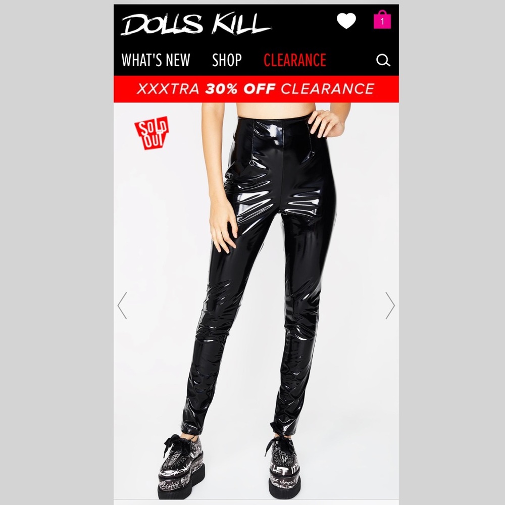 DOLLSKILL VINYL LEGGINGS